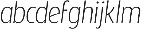 Karmaline Light Italic otf (300) Font LOWERCASE