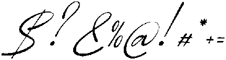 Karmically Italic otf (400) Font OTHER CHARS