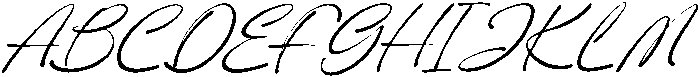 Karmically Italic otf (400) Font UPPERCASE