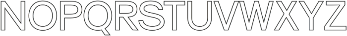 Karoly Outline otf (400) Font UPPERCASE