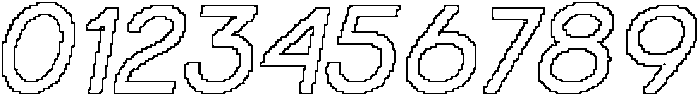 Karoly Pixel Outline otf (400) Font OTHER CHARS