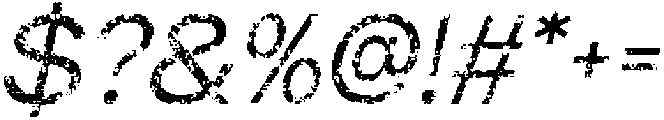 Karoly Stamp Italic otf (400) Font OTHER CHARS