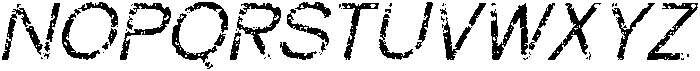 Karoly Stamp Italic otf (400) Font UPPERCASE