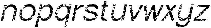 Karoly Stamp Italic otf (400) Font LOWERCASE