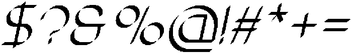 Karolyne Italic otf (400) Font OTHER CHARS