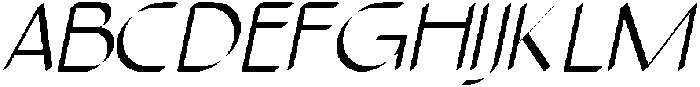 Karolyne Italic otf (400) Font UPPERCASE