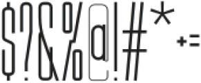 Karope SX Regular otf (400) Font OTHER CHARS