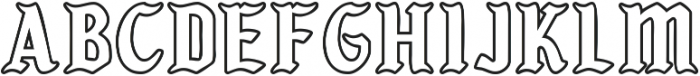 Karson Line Regular ttf (400) Font LOWERCASE