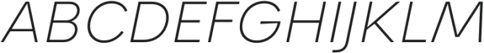 Karst Thin Italic otf (100) Font