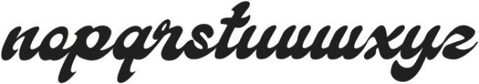 Karstelo Italic otf (400) Font LOWERCASE