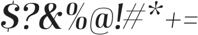 Karsten Medium Italic otf (500) Font OTHER CHARS