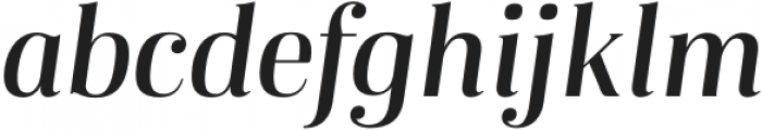 Karsten Medium Italic otf (500) Font LOWERCASE
