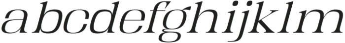 Kartikana Serif Light Italic otf (300) Font LOWERCASE