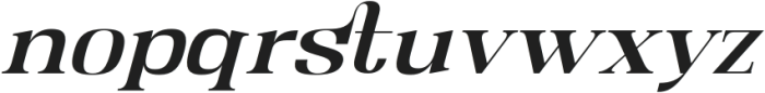 Kartikana Serif Semibold Italic otf (600) Font LOWERCASE