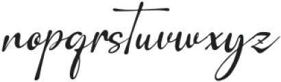 Kasalyra Squeak Italic otf (400) Font LOWERCASE