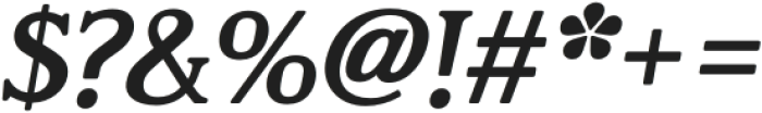 Kashmir Medium Italic otf (500) Font OTHER CHARS