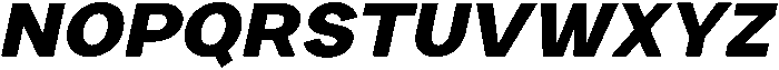 Kasnova Black Italic otf (900) Font UPPERCASE