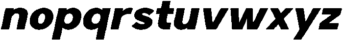 Kasnova Black Italic otf (900) Font LOWERCASE