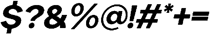Kasnova Bold Italic otf (700) Font OTHER CHARS