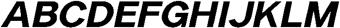 Kasnova Bold Italic otf (700) Font UPPERCASE