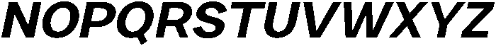 Kasnova Bold Italic otf (700) Font UPPERCASE