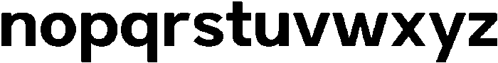 Kasnova Bold otf (700) Font LOWERCASE