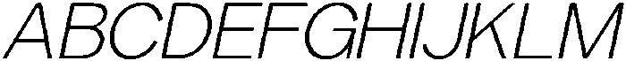Kasnova Extra Light Italic otf (200) Font UPPERCASE