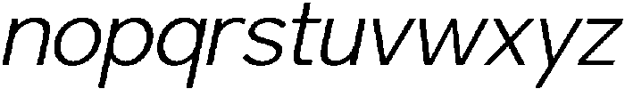 Kasnova Light Italic otf (300) Font LOWERCASE