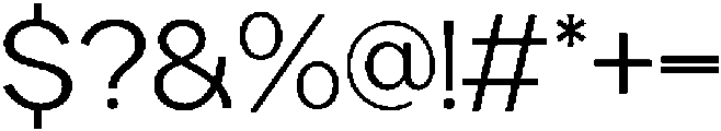 Kasnova Light otf (300) Font OTHER CHARS