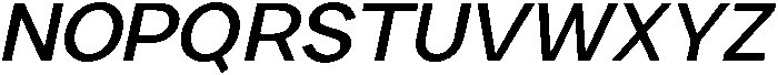 Kasnova Medium Italic otf (500) Font UPPERCASE
