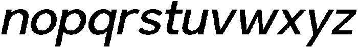 Kasnova Medium Italic otf (500) Font LOWERCASE