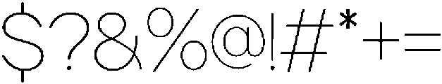 Kasnova Thin otf (100) Font OTHER CHARS