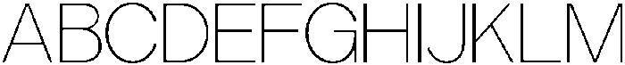 Kasnova Thin otf (100) Font UPPERCASE
