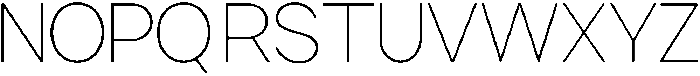 Kasnova Thin otf (100) Font UPPERCASE