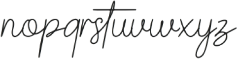 Kasthy Script otf (400) Font LOWERCASE