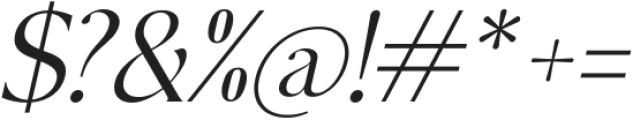 Kastleria Italic otf (400) Font OTHER CHARS