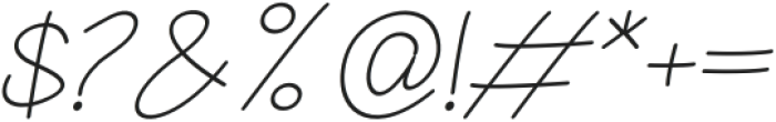 Kasual Signature Regular otf (400) Font OTHER CHARS