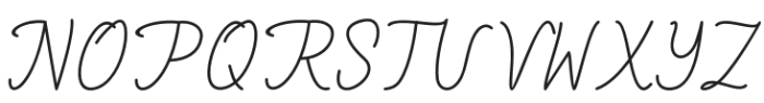 Kasual Signature Regular otf (400) Font UPPERCASE