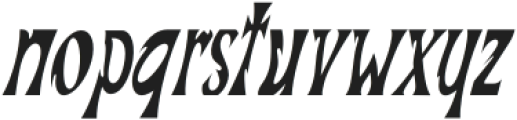 Kataleya Condensed Italic otf (400) Font LOWERCASE