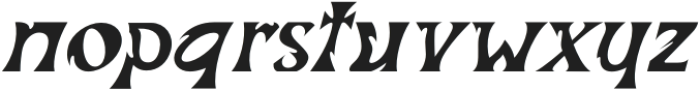 Kataleya Expanded Italic otf (400) Font LOWERCASE
