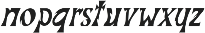 Kataleya Regular Italic otf (400) Font LOWERCASE