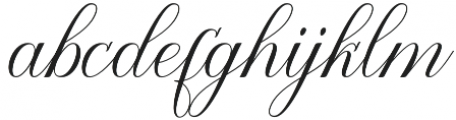 Katalyna Script Regular otf (400) Font LOWERCASE