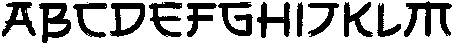Katana Regular otf (400) Font UPPERCASE