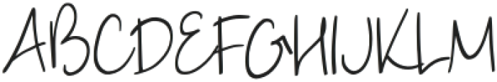 Kate_Lindstrom Regular otf (400) Font UPPERCASE