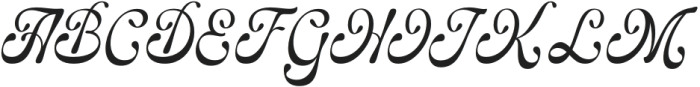 Katelina Regular otf (400) Font UPPERCASE
