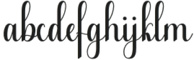 Katharine-Regular otf (400) Font LOWERCASE