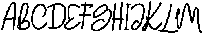 Kathely otf (400) Font UPPERCASE