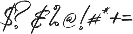Katherina Signature Regular otf (400) Font OTHER CHARS