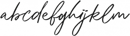 Katherina Signature Regular otf (400) Font LOWERCASE
