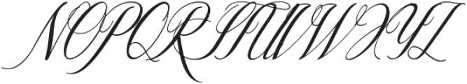 KatherinaMarceline Script otf (400) Font UPPERCASE